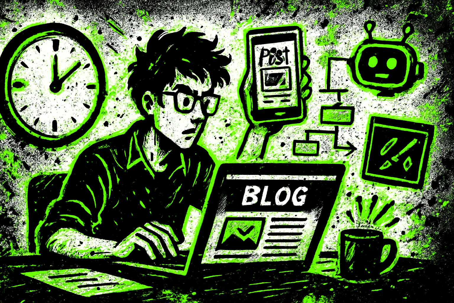 Der perfekte KI-Workflow: Vom Blogartikel zum Social Post in 30 Minuten